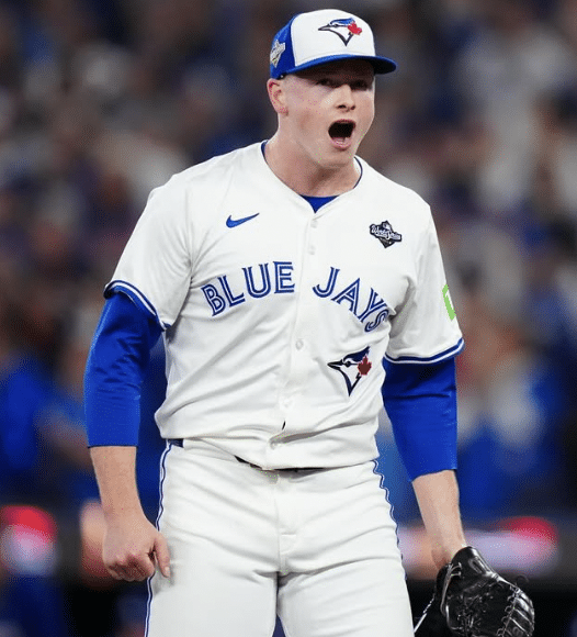 Relief Pitcher- Louis Varland, Toronto Blue Jays Photo via @louievarland / Instagram