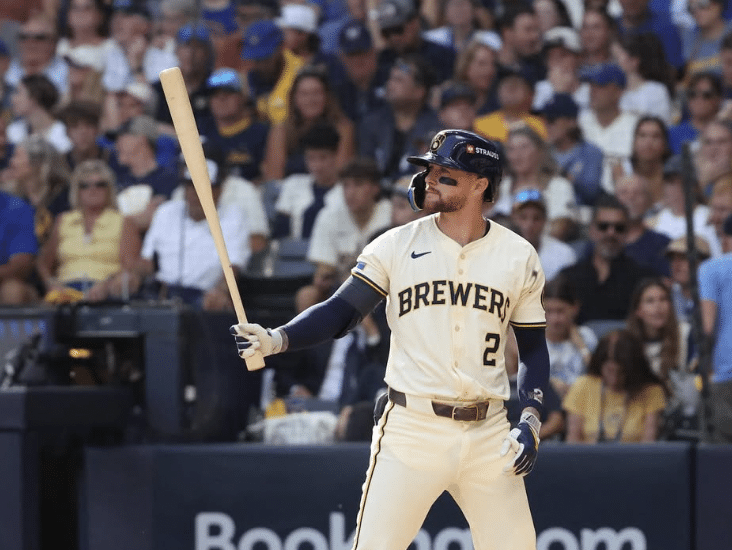 Second Base- Brice Turang, Milwaukee Brewers Photo via @bturang1 / Instagram