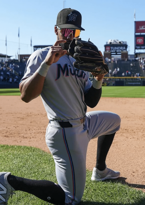 Shortstop- Otto Lopez, Miami Marlins Photo via @o.lopez23 / Instagram