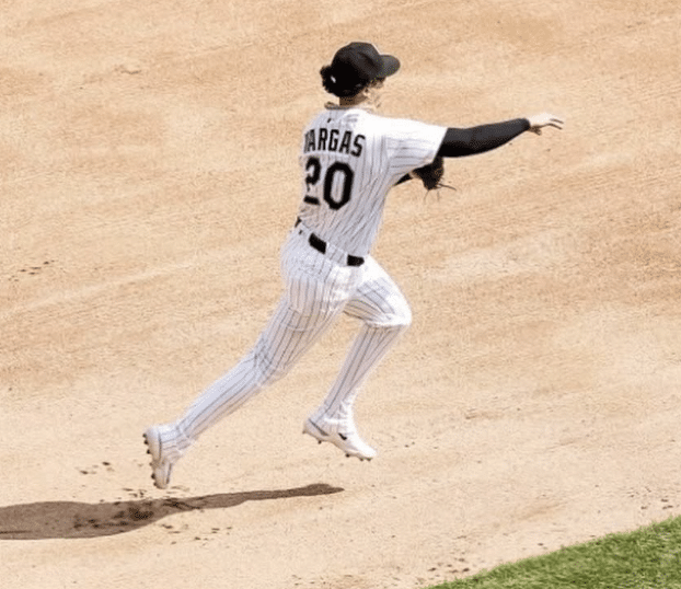 Third Base- Miguel Vargas, Chicago White Sox Photo via @miggy__13 / Instagram